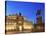 Germany, Saxony, Dresden, Old Town, Theaterplatz, Semperoper Opera House-Michele Falzone-Stretched Canvas