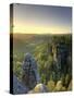 Germany, Saxony, Dresden, Saxon Switzerland National Park (Sachsische Schweiz)-Michele Falzone-Stretched Canvas