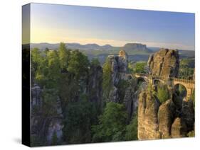 Germany, Saxony, Dresden, Saxon Switzerland National Park (Sachsische Schweiz)-Michele Falzone-Stretched Canvas