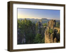 Germany, Saxony, Dresden, Saxon Switzerland National Park (Sachsische Schweiz)-Michele Falzone-Framed Photographic Print