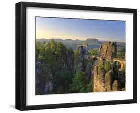 Germany, Saxony, Dresden, Saxon Switzerland National Park (Sachsische Schweiz)-Michele Falzone-Framed Photographic Print