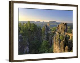 Germany, Saxony, Dresden, Saxon Switzerland National Park (Sachsische Schweiz)-Michele Falzone-Framed Photographic Print