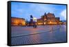Germany, Saxony, Dresden. the Famed Semper Opera House.-Ken Scicluna-Framed Stretched Canvas