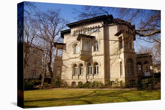 Germany, Saxony, Leipzig. a Villa in the Historic Centre.-Ken Scicluna-Stretched Canvas