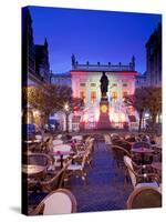 Germany, Saxony, Leipzig. Monument to Johann Wolfgang Von Goethe-Ken Scicluna-Stretched Canvas