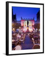 Germany, Saxony, Leipzig. Monument to Johann Wolfgang Von Goethe-Ken Scicluna-Framed Photographic Print