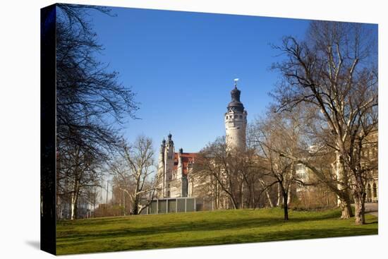 Germany, Saxony, Leipzig. the New City Hall.-Ken Scicluna-Stretched Canvas