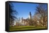 Germany, Saxony, Leipzig. the New City Hall.-Ken Scicluna-Framed Stretched Canvas