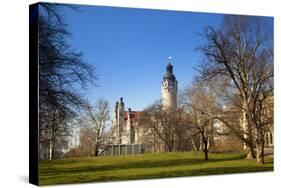 Germany, Saxony, Leipzig. the New City Hall.-Ken Scicluna-Stretched Canvas