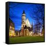 Germany, Saxony, Leipzig. Thomaskirche-Ken Scicluna-Framed Stretched Canvas