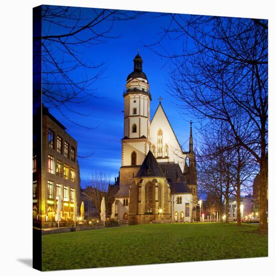 Germany, Saxony, Leipzig. Thomaskirche-Ken Scicluna-Stretched Canvas