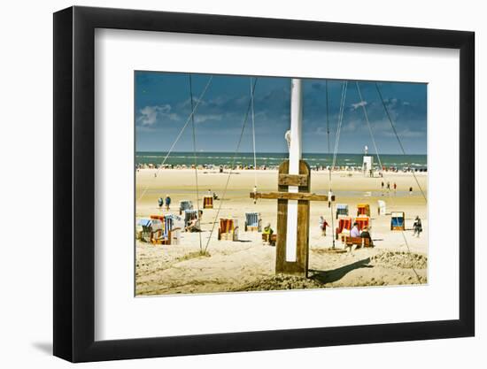 Germany, Schleswig-Holstein, Amrum, Norddorf, Beach-Ingo Boelter-Framed Photographic Print