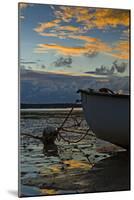 Germany, Schleswig-Holstein, Amrum, Sandy Beach, Sand Bank, Kniepsand, Boat, Low Tide-Ingo Boelter-Mounted Photographic Print