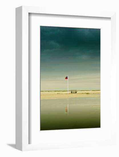 Germany, Schleswig-Holstein, Amrum, Sandy Beach, Sandbank, Kniepsand-Ingo Boelter-Framed Photographic Print