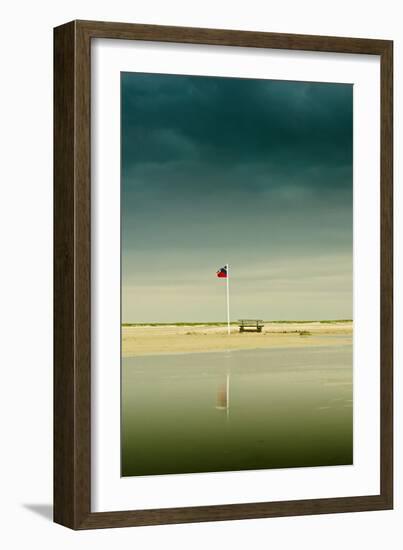 Germany, Schleswig-Holstein, Amrum, Sandy Beach, Sandbank, Kniepsand-Ingo Boelter-Framed Photographic Print