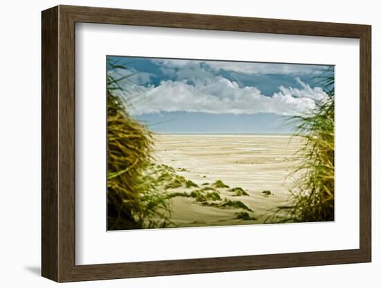 Germany, Schleswig-Holstein, Amrum, Sandy Beach, Sandbank, Kniepsand-Ingo Boelter-Framed Photographic Print