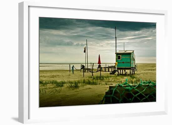 Germany, Schleswig-Holstein, Amrum, Sandy Beach, Sandbank, Kniepsand-Ingo Boelter-Framed Photographic Print