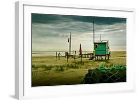 Germany, Schleswig-Holstein, Amrum, Sandy Beach, Sandbank, Kniepsand-Ingo Boelter-Framed Photographic Print