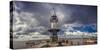 Germany, Schleswig-Holstein, BrunsbŸttel (Town), Lock, Lighthouse, Mole 1 (Jetty)-Ingo Boelter-Stretched Canvas