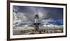 Germany, Schleswig-Holstein, BrunsbŸttel (Town), Lock, Lighthouse, Mole 1 (Jetty)-Ingo Boelter-Framed Photographic Print