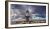 Germany, Schleswig-Holstein, BrunsbŸttel (Town), Lock, Lighthouse, Mole 1 (Jetty)-Ingo Boelter-Framed Photographic Print