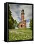 Germany, Schleswig Holstein, Kiel, lighthouse Holtenau, lighthouse-Alexander Voss-Framed Stretched Canvas