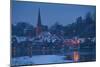 Germany, Schleswig-Holstein, Lauenburg Old Town, Evening-Thomas Ebelt-Mounted Photographic Print