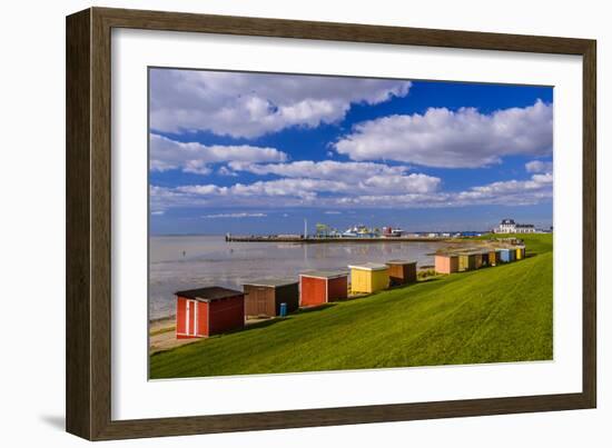 Germany, Schleswig-Holstein, North Frisia, Dageb?ll, District Harbour-Udo Siebig-Framed Photographic Print
