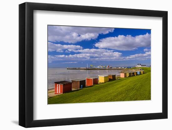 Germany, Schleswig-Holstein, North Frisia, Dageb?ll, District Harbour-Udo Siebig-Framed Photographic Print