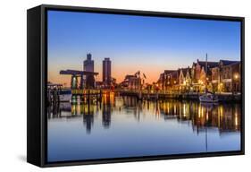 Germany, Schleswig-Holstein, North Frisia, 'Husumer Bucht' (Bay), Husum-Udo Siebig-Framed Stretched Canvas