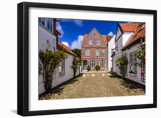 Germany, Schleswig-Holstein, North Frisia, 'Husumer Bucht' (Bay), Husum-Udo Siebig-Framed Photographic Print