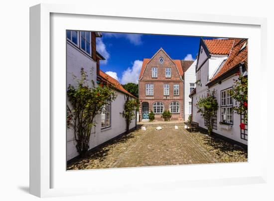 Germany, Schleswig-Holstein, North Frisia, 'Husumer Bucht' (Bay), Husum-Udo Siebig-Framed Photographic Print