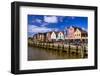 Germany, Schleswig-Holstein, North Frisia, 'Husumer Bucht' (Bay), Husum-Udo Siebig-Framed Photographic Print