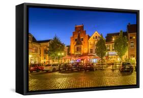 Germany, Schleswig-Holstein, North Frisia, 'Husumer Bucht' (Bay), Husum-Udo Siebig-Framed Stretched Canvas