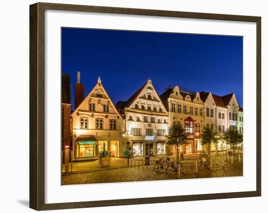 Germany, Schleswig-Holstein, North Frisia, 'Husumer Bucht' (Bay), Husum-Udo Siebig-Framed Photographic Print