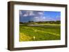 Germany, Schleswig-Holstein, North Frisia, Peninsula Eider (River)Stedt, Tšnning, 'Katinger Watt'-Udo Siebig-Framed Photographic Print