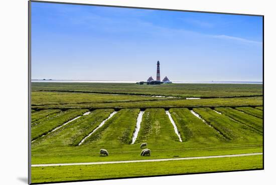 Germany, Schleswig-Holstein, North Frisia, Peninsula Eider (River)Stedt, Westerhever-Udo Siebig-Mounted Photographic Print