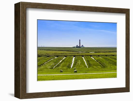 Germany, Schleswig-Holstein, North Frisia, Peninsula Eider (River)Stedt, Westerhever-Udo Siebig-Framed Photographic Print