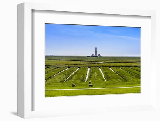 Germany, Schleswig-Holstein, North Frisia, Peninsula Eider (River)Stedt, Westerhever-Udo Siebig-Framed Photographic Print