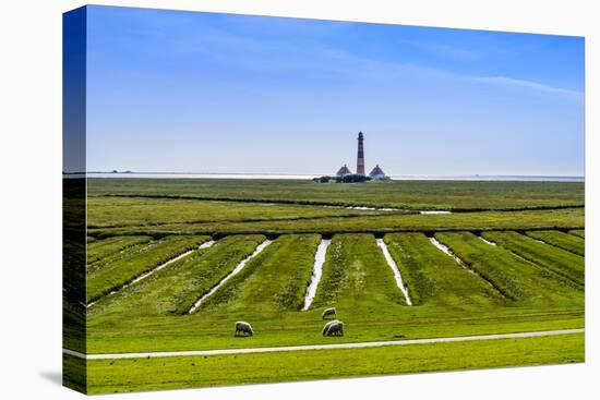 Germany, Schleswig-Holstein, North Frisia, Peninsula Eider (River)Stedt, Westerhever-Udo Siebig-Stretched Canvas