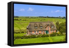 Germany, Schleswig-Holstein, North Frisia, Peninsula Eider (River)Stedt, Westerhever-Udo Siebig-Framed Stretched Canvas