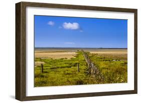 Germany, Schleswig-Holstein, North Frisia, Peninsula North Beach, the West-Udo Siebig-Framed Photographic Print