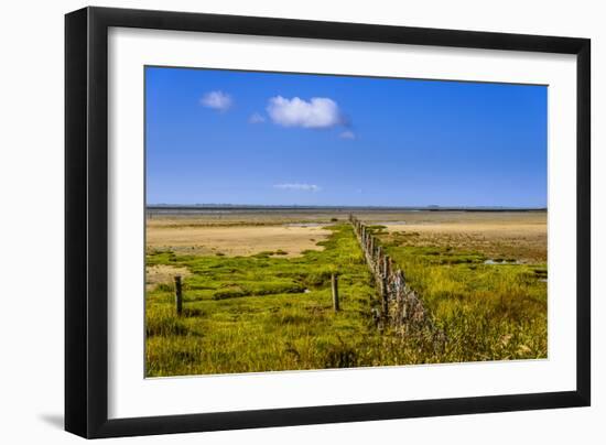 Germany, Schleswig-Holstein, North Frisia, Peninsula North Beach, the West-Udo Siebig-Framed Photographic Print