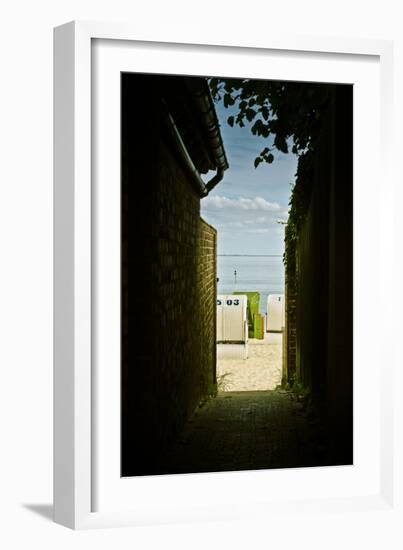 Germany, Schleswig-Holstein, Wyk, Sandy Beach, Bathing Beach-Ingo Boelter-Framed Photographic Print