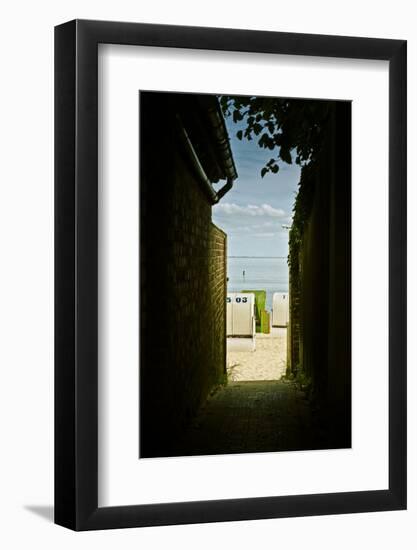 Germany, Schleswig-Holstein, Wyk, Sandy Beach, Bathing Beach-Ingo Boelter-Framed Photographic Print