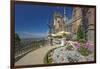 Germany, Siebengebirge, Bonn, Kšnigswinter, Drachenburg Castle, Panorama Terrace, the Rhine-Chris Seba-Framed Premium Photographic Print