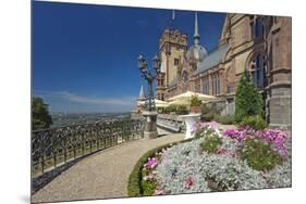 Germany, Siebengebirge, Bonn, Kšnigswinter, Drachenburg Castle, Panorama Terrace, the Rhine-Chris Seba-Mounted Premium Photographic Print