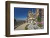 Germany, Siebengebirge, Bonn, Kšnigswinter, Drachenburg Castle, Panorama Terrace, the Rhine-Chris Seba-Framed Photographic Print