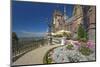 Germany, Siebengebirge, Bonn, Kšnigswinter, Drachenburg Castle, Panorama Terrace, the Rhine-Chris Seba-Mounted Photographic Print