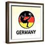 Germany Soccer-null-Framed Giclee Print